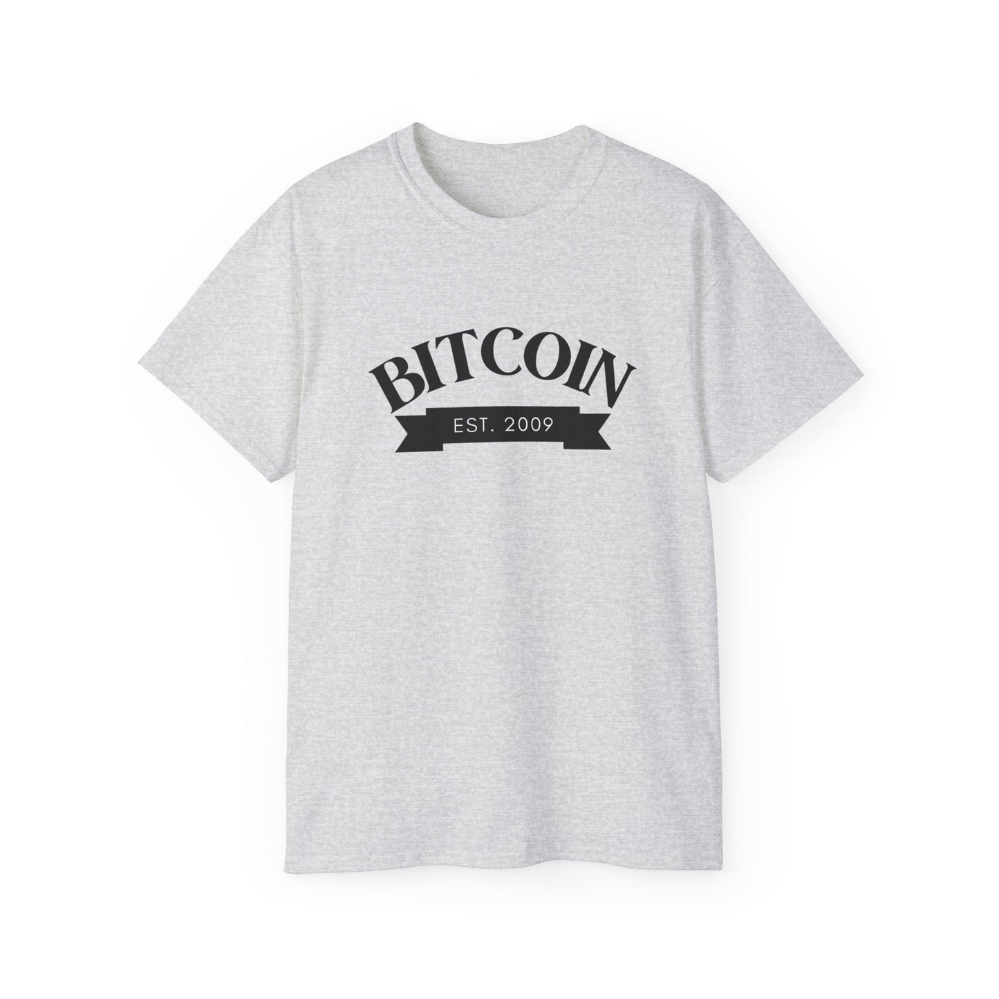 Bitcoin Established 2009 Unisex Ultra Cotton Tee