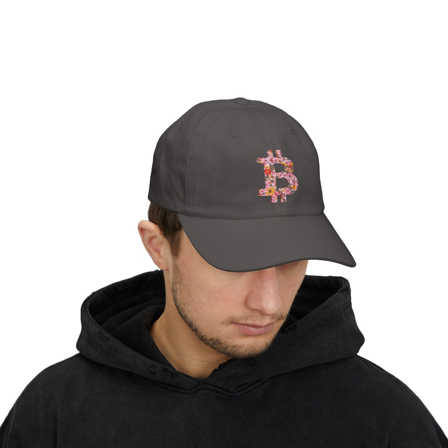 Bitcoin Floral Classic Dad Cap