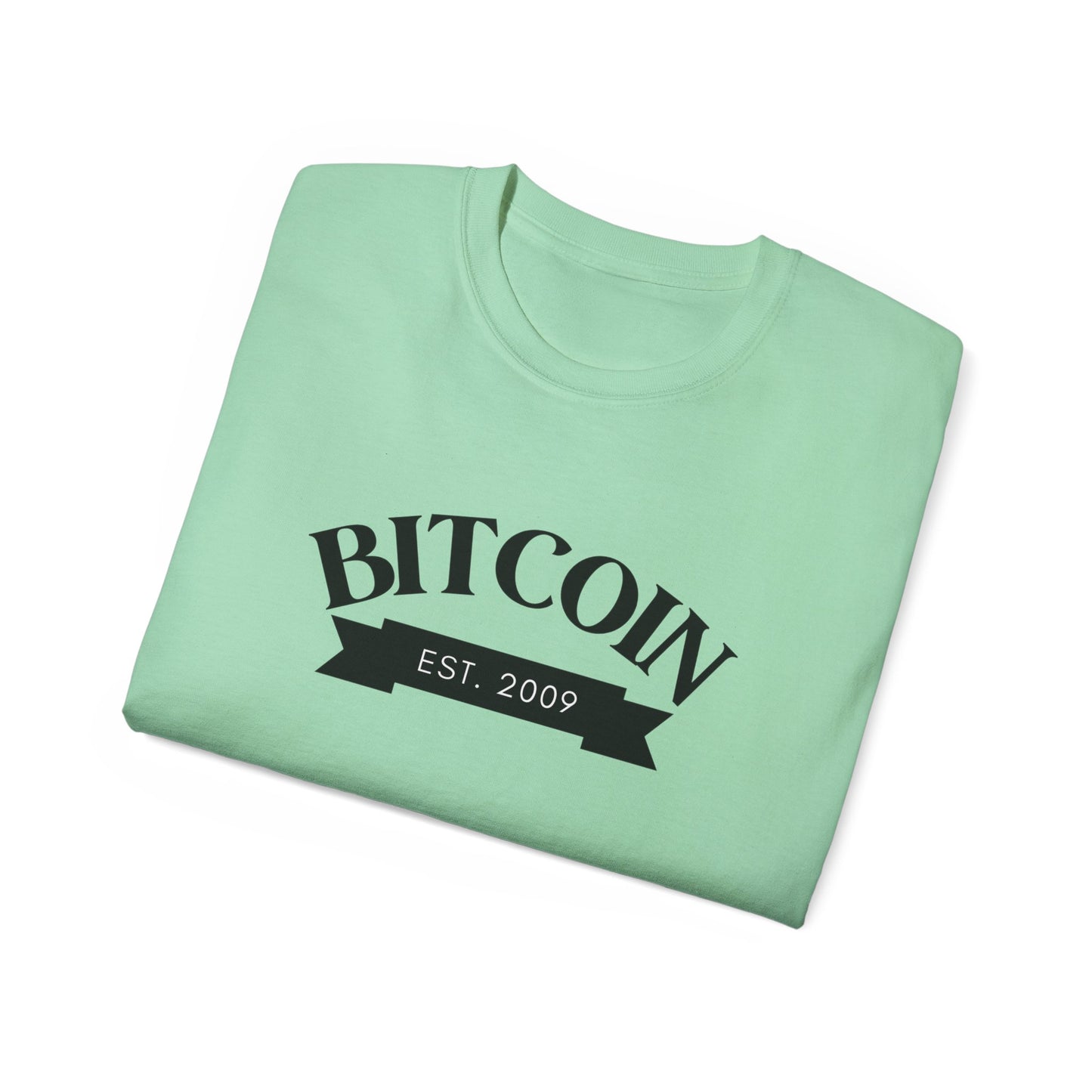 Bitcoin Established 2009 Unisex Ultra Cotton Tee
