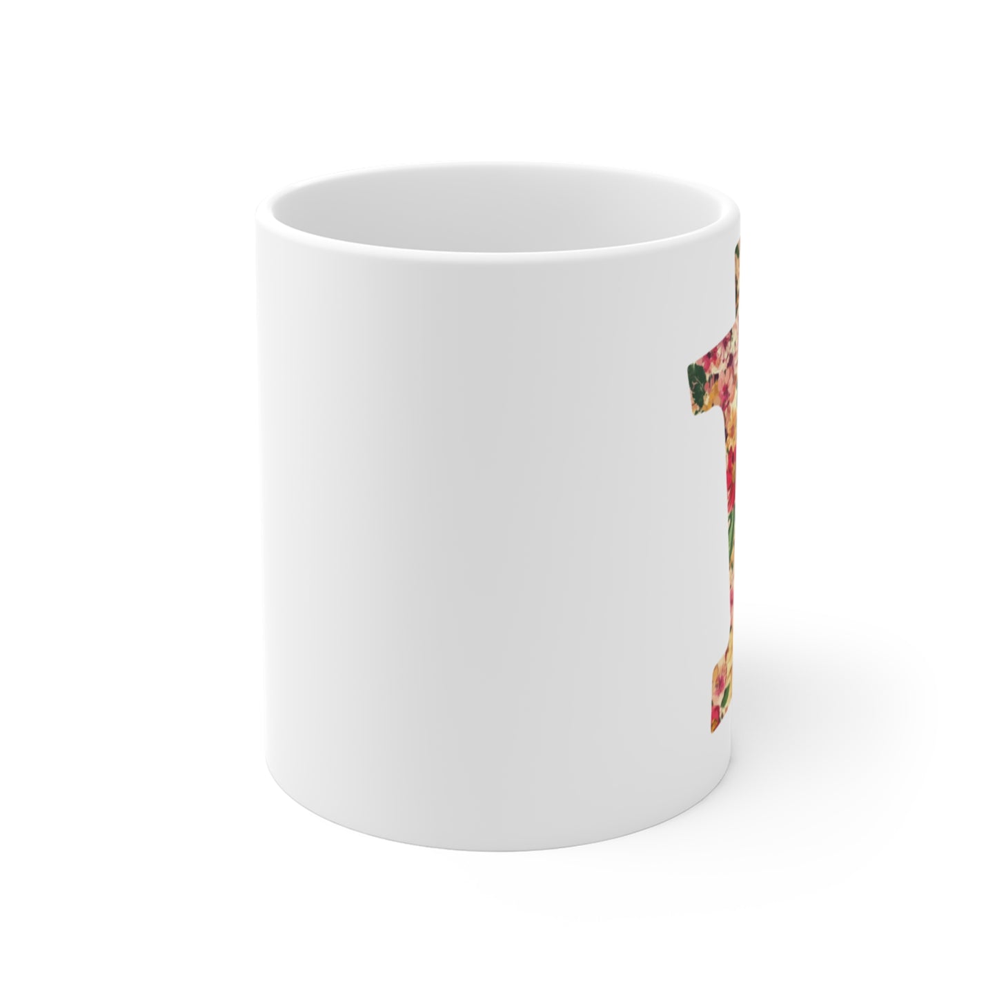 Bitcoin Floral Mug 11oz