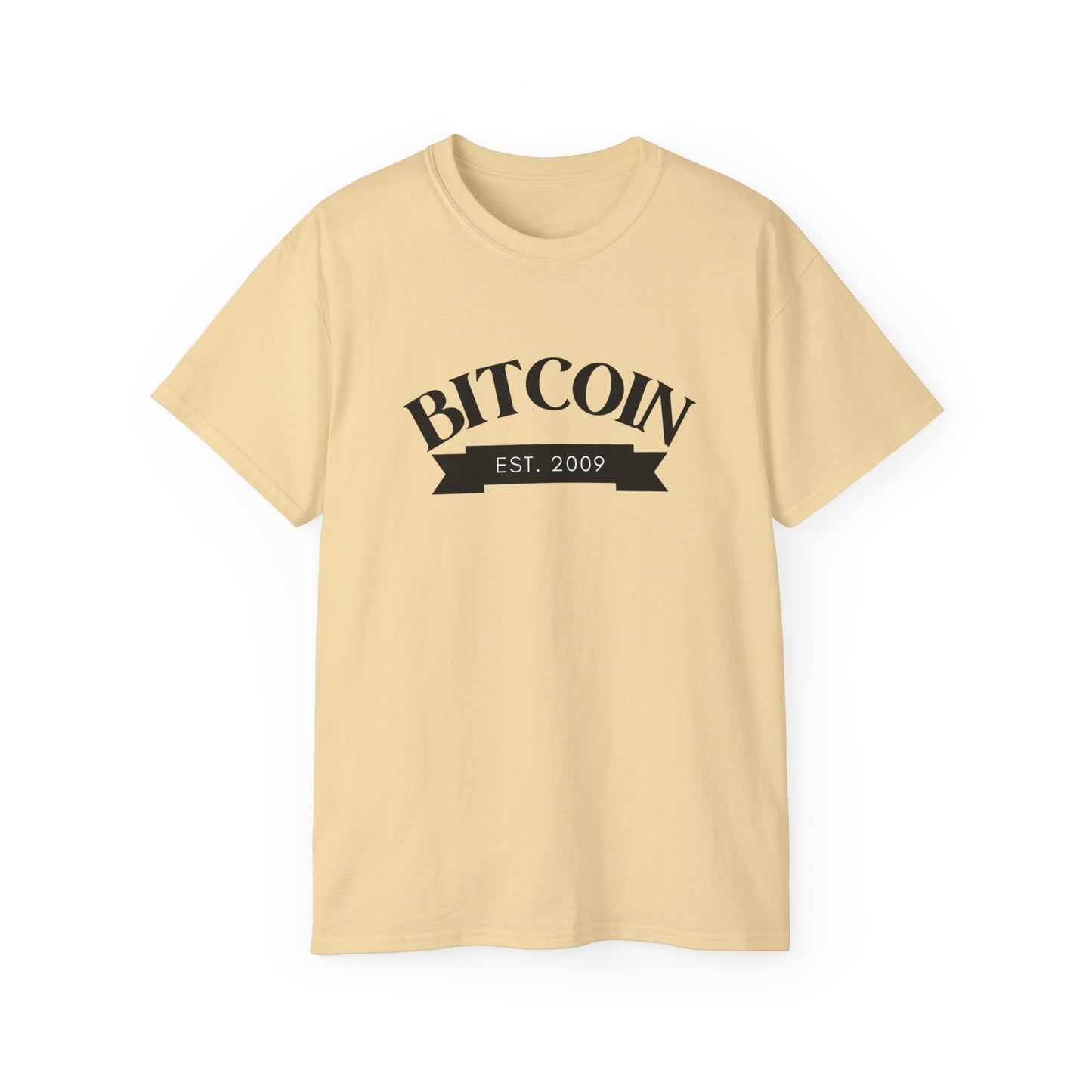 Bitcoin Established 2009 Unisex Ultra Cotton Tee