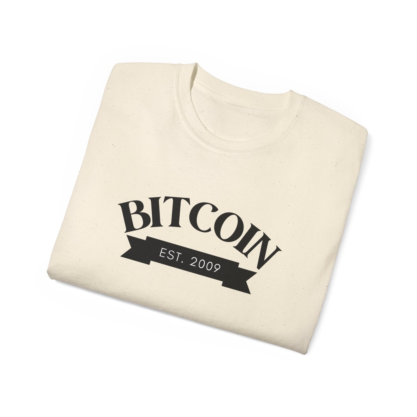 Bitcoin Established 2009 Unisex Ultra Cotton Tee