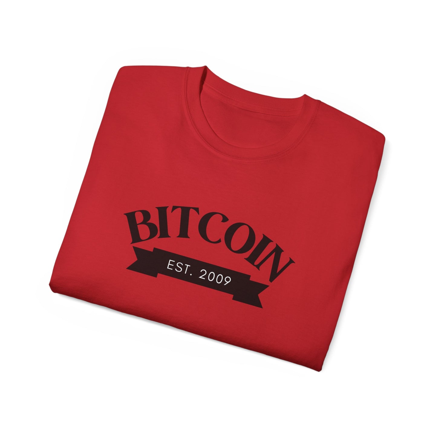 Bitcoin Established 2009 Unisex Ultra Cotton Tee
