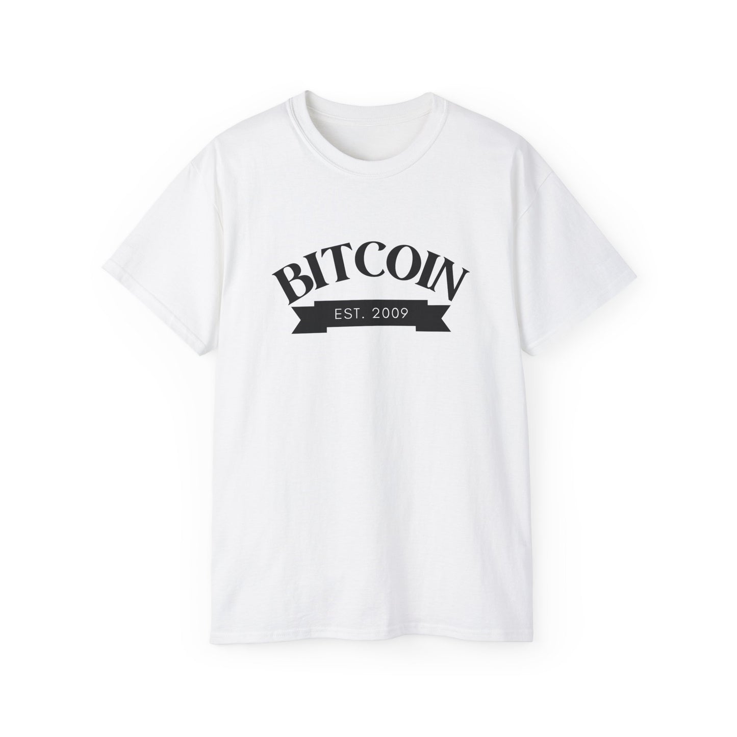 Bitcoin Established 2009 Unisex Ultra Cotton Tee