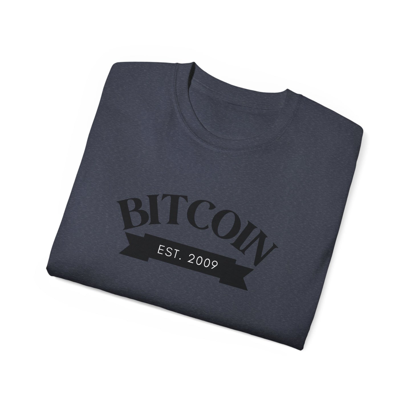 Bitcoin Established 2009 Unisex Ultra Cotton Tee