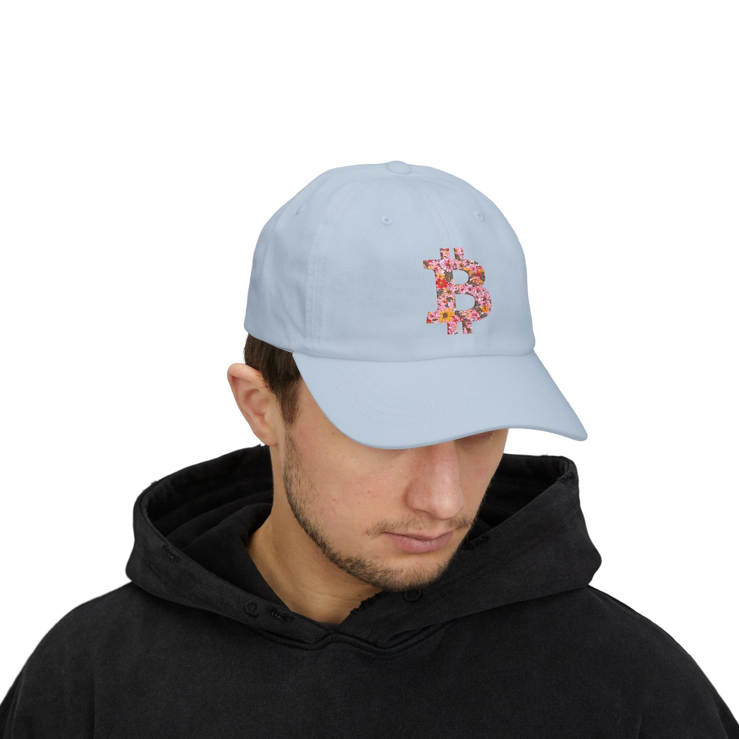 Bitcoin Floral Classic Dad Cap