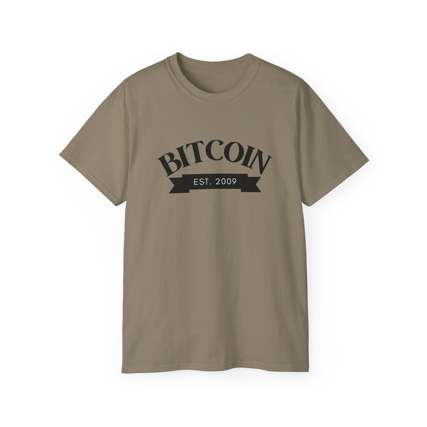 Bitcoin Established 2009 Unisex Ultra Cotton Tee