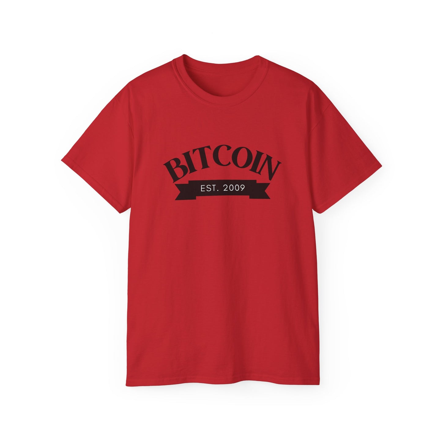 Bitcoin Established 2009 Unisex Ultra Cotton Tee