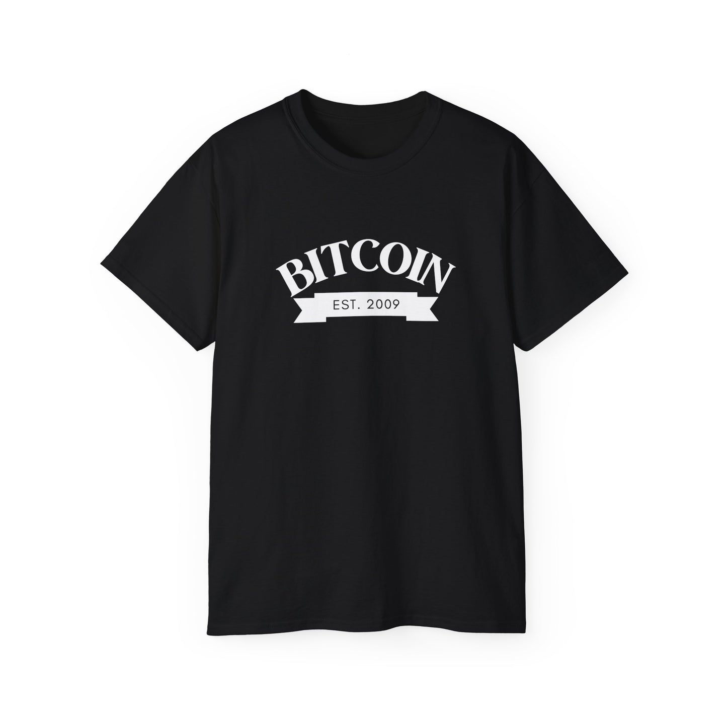 Bitcoin Established 2009 Unisex Ultra Cotton Tee