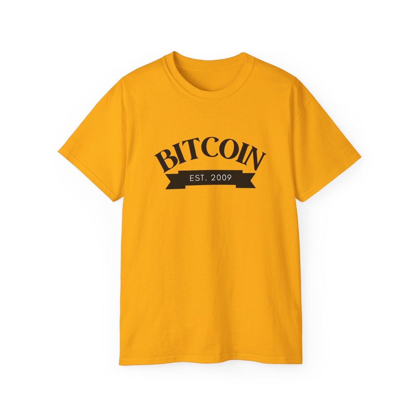 Bitcoin Established 2009 Unisex Ultra Cotton Tee