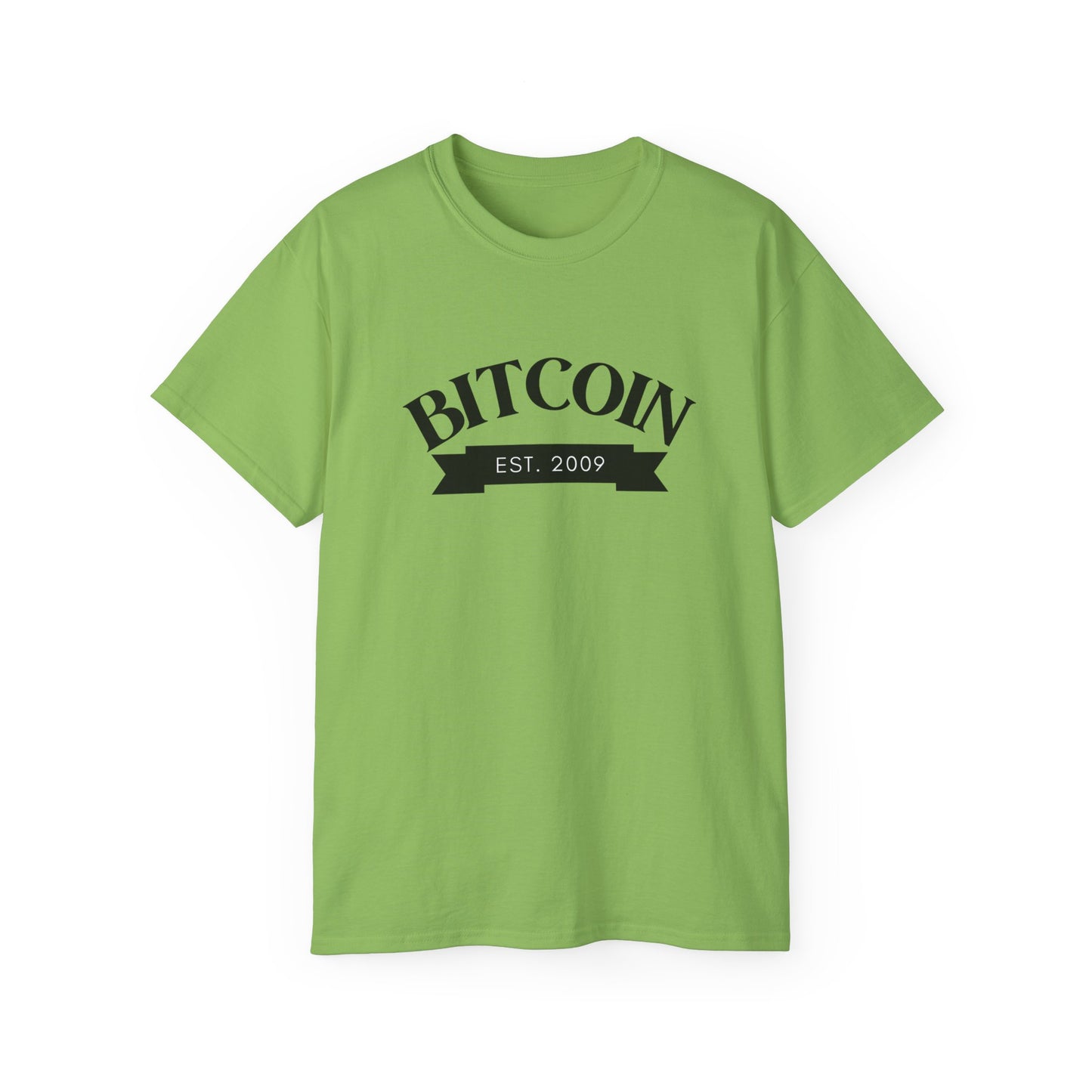 Bitcoin Established 2009 Unisex Ultra Cotton Tee