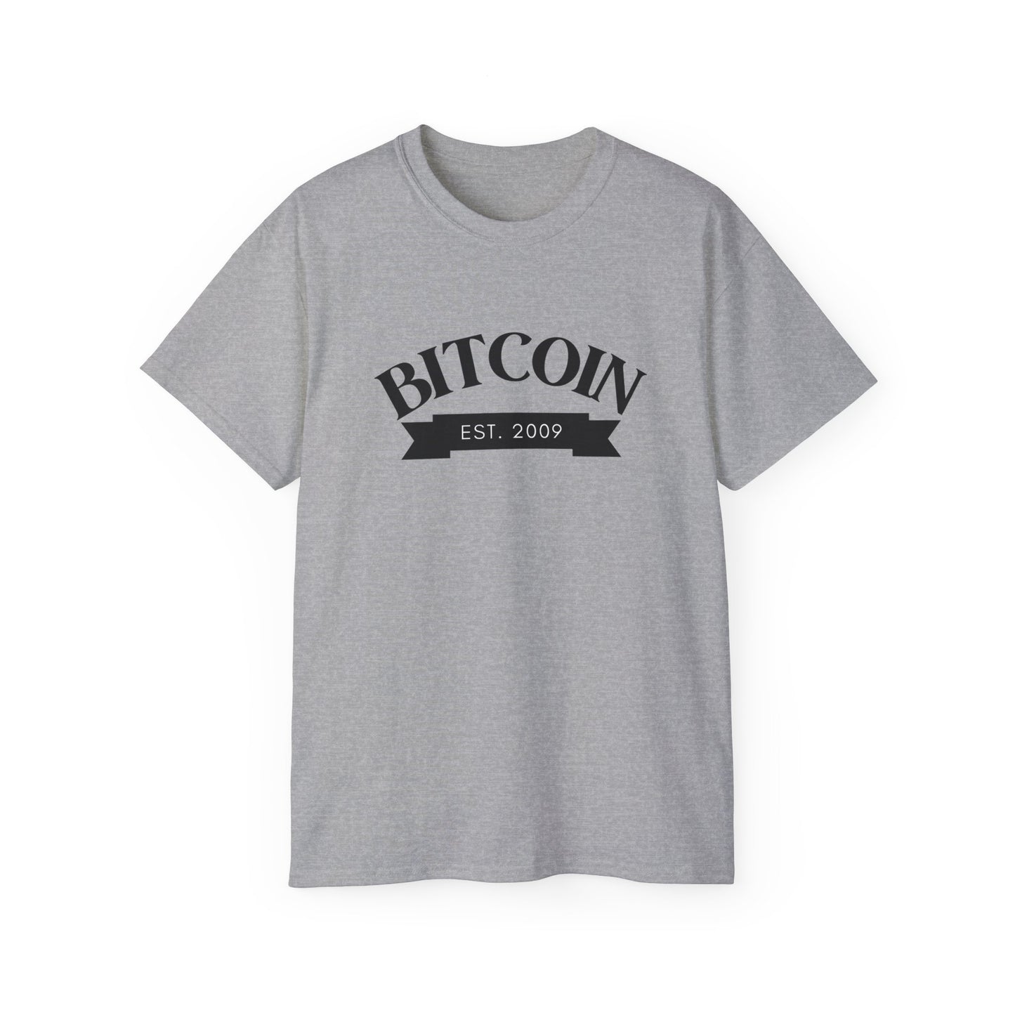 Bitcoin Established 2009 Unisex Ultra Cotton Tee