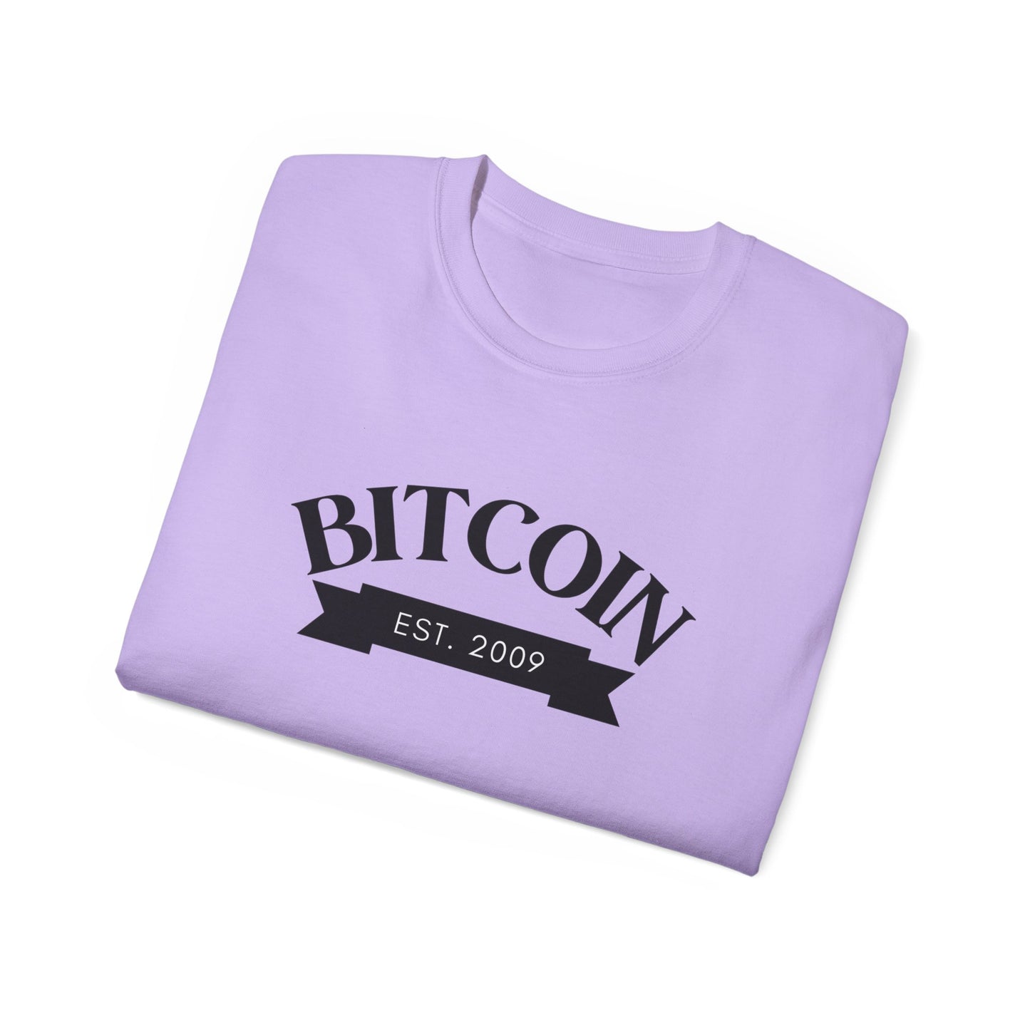 Bitcoin Established 2009 Unisex Ultra Cotton Tee
